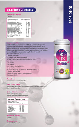 PROBIOTIX HIGH POTENCY