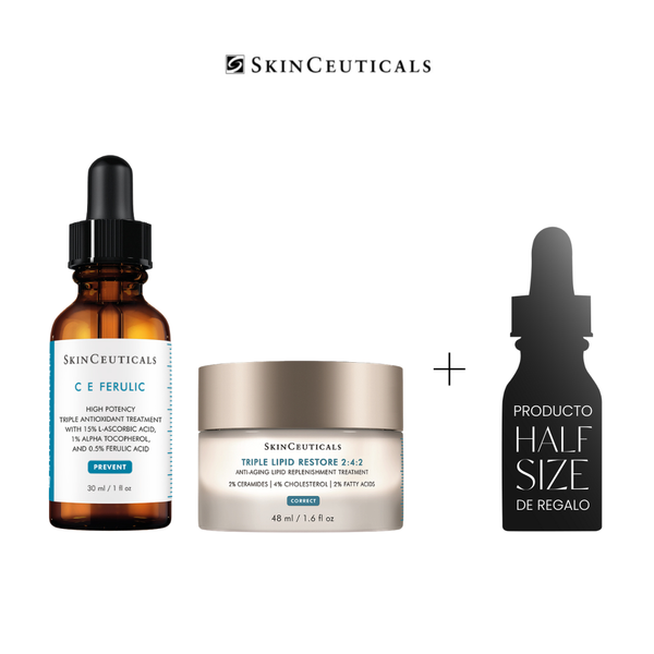 PACK NUTRICIÓN: C E FERULIC + TRIPLE LIPID RESTORE 2:4:2 + Regalo H.A Intensifier HALF size