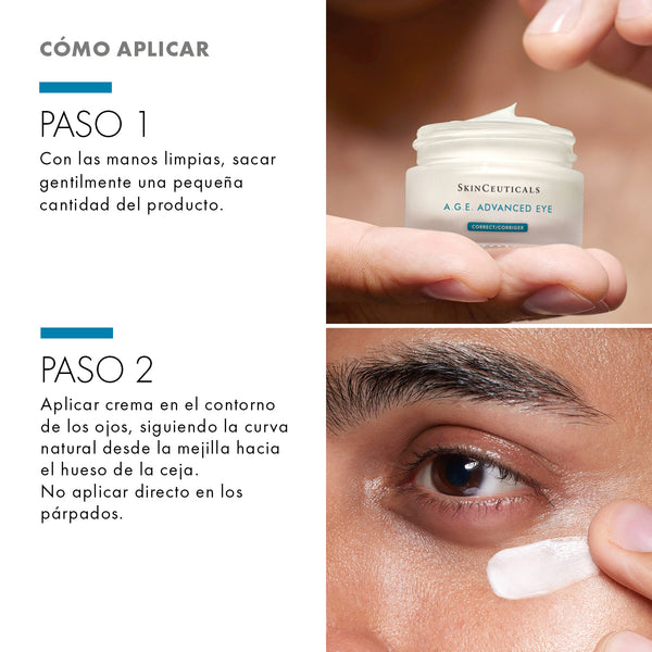 AGE ADVANCED EYE SKINCEUTICALS - Contorno de ojos Antiarrugas, Ojeras y Bolsas
