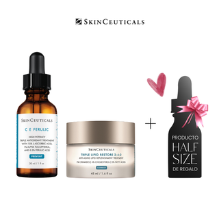 PACK NUTRICIÓN: C E FERULIC + TRIPLE LIPID RESTORE 2:4:2 + Regalo discoloration defense mini size