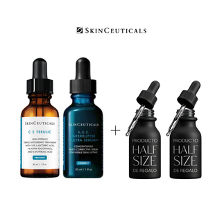 PACK FIRMEZA: C E FERULIC + A.G.E. INTERRUPTER ULTRA + Regalo: 2 HALF size P-TIOX SERUM