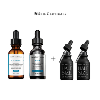 PACK GLOW ON: C E FERULIC + P-TIOX + Regalo: 2 HALF SIZE P-TIOX CREAM