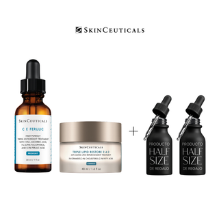 PACK NUTRICIÓN: C E FERULIC + TRIPLE LIPID RESTORE 2:4:2 + Regalo: 2 HALF SIZE P-TIOX SERUM