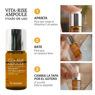 Ampollas Faciales Vita Rise Ampoule Dr. Hedison 6 u x 10 ml