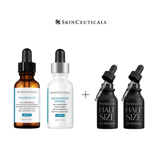 PACK ANTIMANCHAS: PHLORETIN CF + DISCOLORATION DEFENSE + REGALO: 2 HALF SIZE P-TIOX SERUM