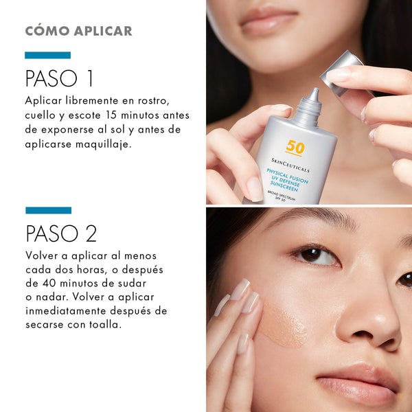 PHYSICAL FUSION UV DEFENSE SUNSCREEN SPF 50 - Protector Solar Físico con Tono Universal