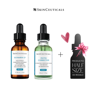 PACK EQUILIBRIO MASCULINO:  SILYMARIN CF + PHYTO CORRECTIVE + Regalo Blemish & Age Defense mini size