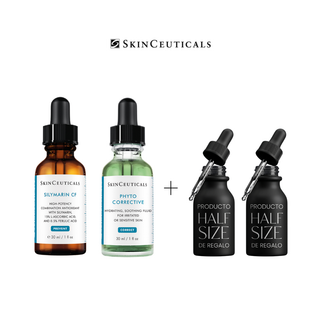 PACK EQUILIBRIO MASCULINO:  SILYMARIN CF + PHYTO CORRECTIVE + Regalo: 2 HALF SIZE DISCOLORATION DEFENSE