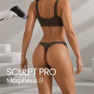 SCULPT PRO Combo 2 zonas: Brazos + Glúteos  con Morpheus8