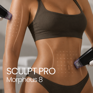 SCULPT PRO Combo 2 zonas: Abdomen / flancos + Brazos SCULPT PRO con Morpheus8